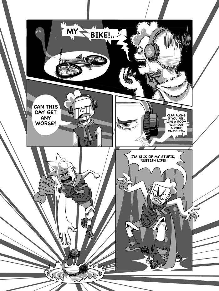 Here's The First Part Of My New Comic About A Guy Called Chad Who Is Made Out Of The Sand