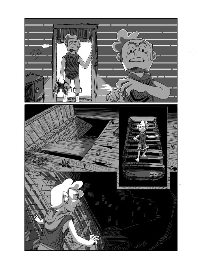 Here's The First Part Of My New Comic About A Guy Called Chad Who Is Made Out Of The Sand