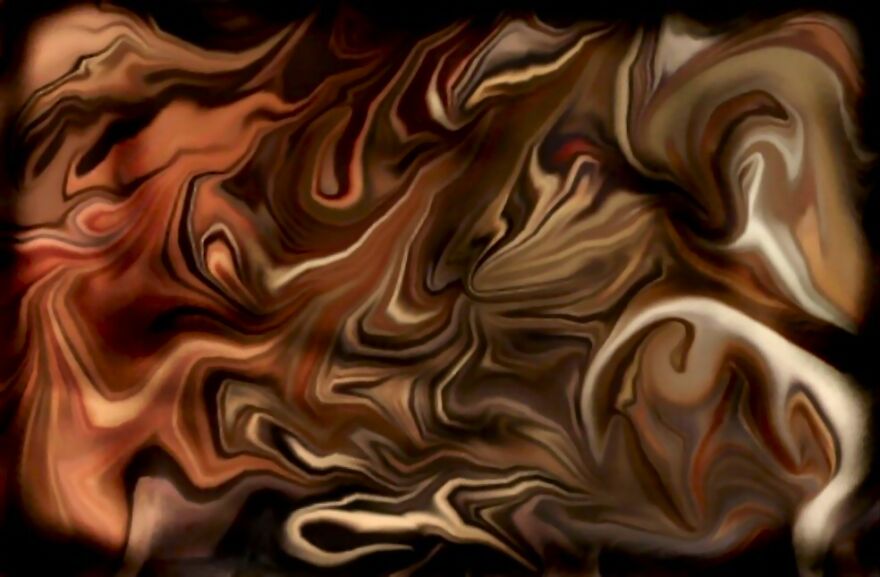 One Of My Very Few Attempts At Abstract Art.