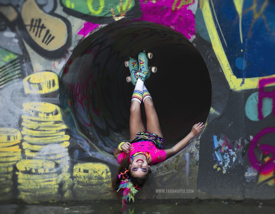 I Created An '80s Roller Skating Shoot To Relive My Childhood (19 Pics)