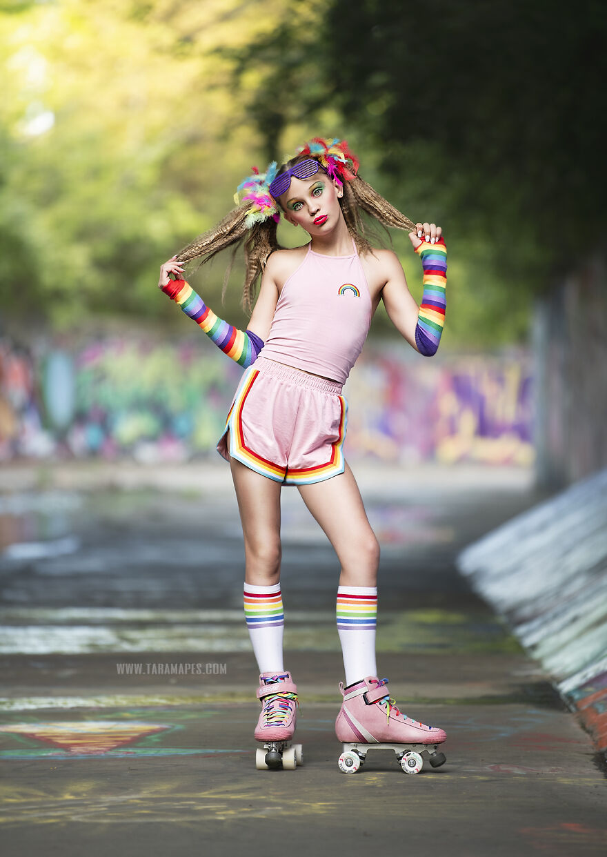 I Created An '80s Roller Skating Shoot To Relive My Childhood (19 Pics)