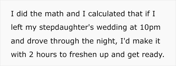 Dad Misses His Daughter's Wedding Because He Wanted To Walk His Stepdaughter Down The Aisle, Now His Daughter Won't Talk To Him Dad Misses His Daughter's Wedding Because He Wanted To Walk His Stepdaughter Down The Aisle, Now His Daughter Won't Talk To Him