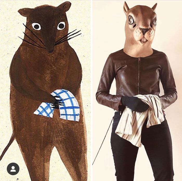 "Ratty With Dishcloth" By Lara Hawthorne