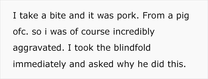 Progressive Muslim Gets Tricked Into Eating Pork On His Birthday, Wonders If He Should Move Out And Leave His BF Progressive Muslim Gets Tricked Into Eating Pork On His Birthday, Wonders If He Should Move Out And Leave His BF