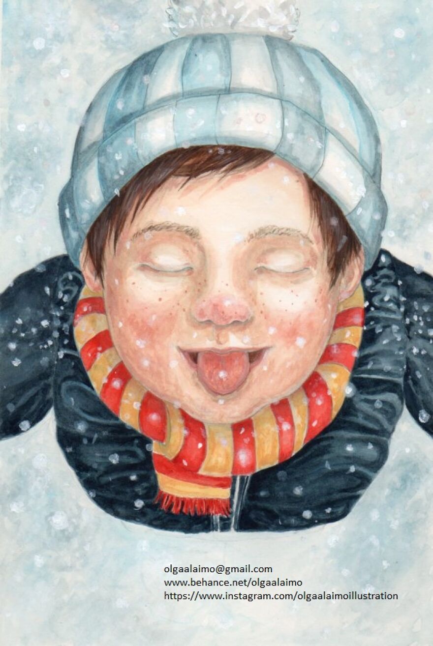 Snow Series "Eating The Snow"