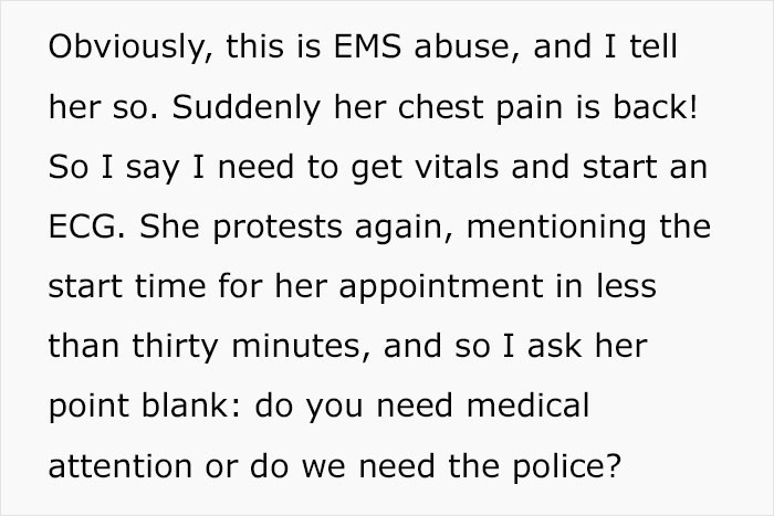 Woman Calls 911, Tells Medics She Wants To Use Their Ambulance As An Uber - They Decide To Teach Her A Lesson