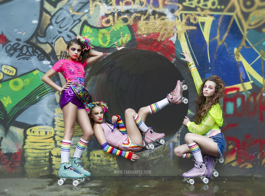 I Created An '80s Roller Skating Shoot To Relive My Childhood (19 Pics)