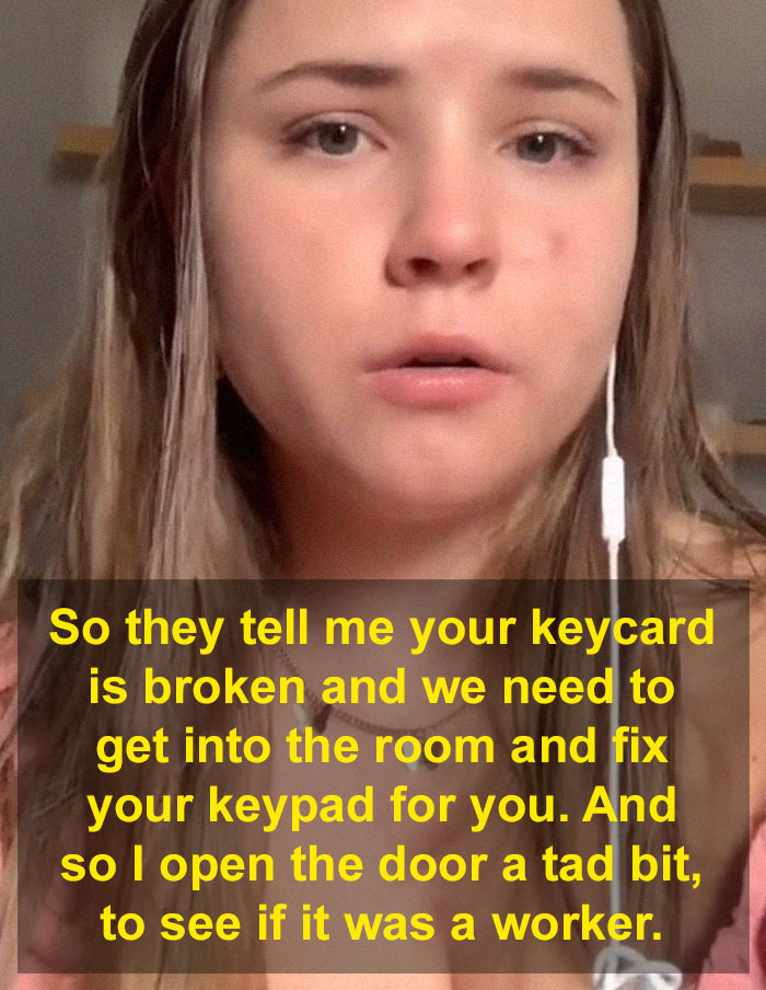 Teen Girl Outsmarts A Hotel Room Invader Using A Tip She Received From Her Police Officer Dad