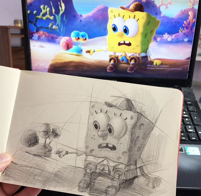 65 Pencil Drawings Of Our Favorite Pop Culture Characters By Samet Türkan