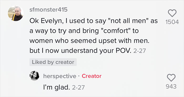 Harvard Grad Explains The Psychology Behind "Not All Men" So Well, Men Are Thanking Her In The Comments For Opening Their Eyes Harvard Grad Explains The Psychology Behind "Not All Men" So Well, Men Are Thanking Her In The Comments For Opening Their Eyes