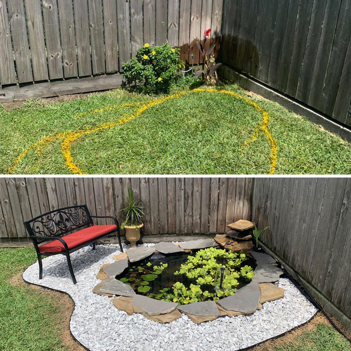 Quarantine Project Almost Done, Pretty Happy With It For My First-Time Pond