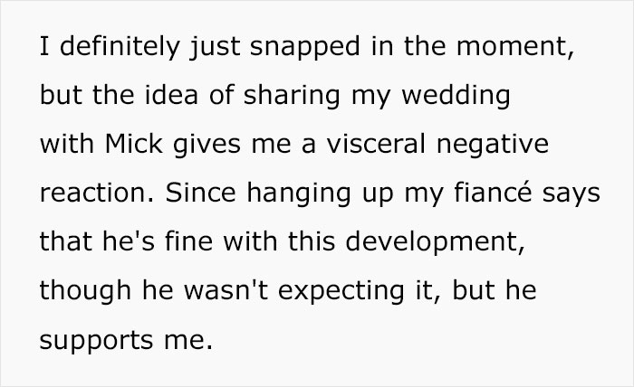 Parents Demand That The Bride Shares The Wedding With Her Sister And Her Toxic Fianc&eacute; - She Uninvites Them All