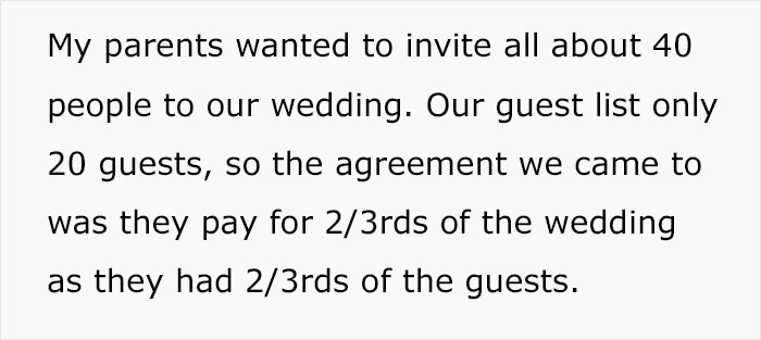 Parents Demand That The Bride Shares The Wedding With Her Sister And Her Toxic Fiancé - She Uninvites Them All Parents Demand That The Bride Shares The Wedding With Her Sister And Her Toxic Fiancé - She Uninvites Them All