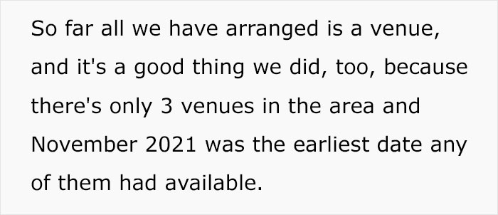 Parents Demand That The Bride Shares The Wedding With Her Sister And Her Toxic Fiancé - She Uninvites Them All Parents Demand That The Bride Shares The Wedding With Her Sister And Her Toxic Fiancé - She Uninvites Them All
