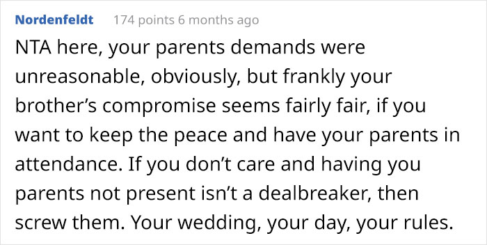 Parents Demand That The Bride Shares The Wedding With Her Sister And Her Toxic Fiancé - She Uninvites Them All Parents Demand That The Bride Shares The Wedding With Her Sister And Her Toxic Fiancé - She Uninvites Them All