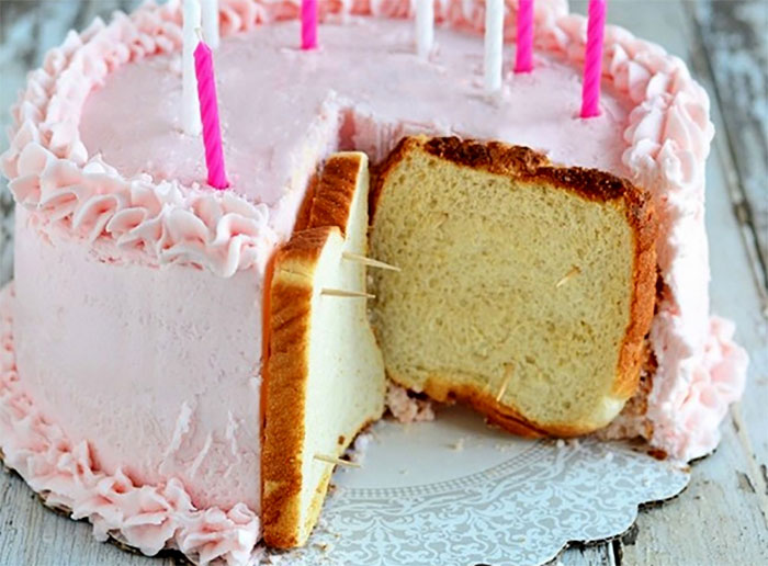 Keep Your Cake Fresh. Add Bread Slices To The Cut Areas