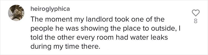 Landlord Wants To Increase The Rent, Tenant 'Sabotages' Apartment Showings By Putting Every Problem In Her Apartment On Display Landlord Wants To Increase The Rent, Tenant 'Sabotages' Apartment Showings By Putting Every Problem In Her Apartment On Display