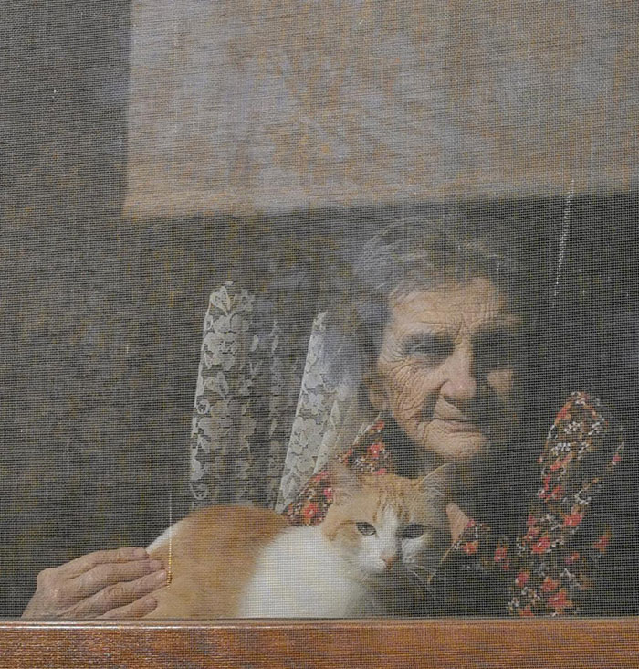 Went On Visiting My 93-Year-Old Grandma Today. Took A Picture While I Was Leaving