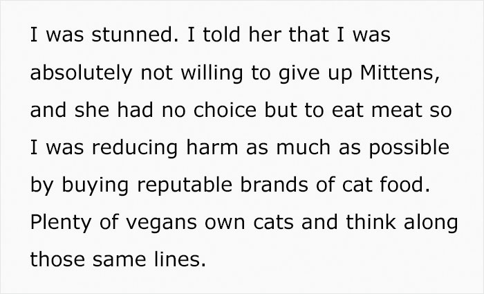 Man Gets An Ultimatum From His Vegan Girlfriend Who Demands He Give Away His Cat