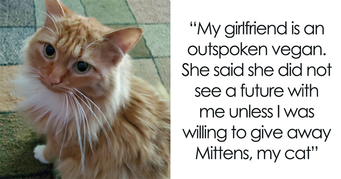 Man Gets An Ultimatum From His Vegan Girlfriend Who Demands He Give Away His Cat