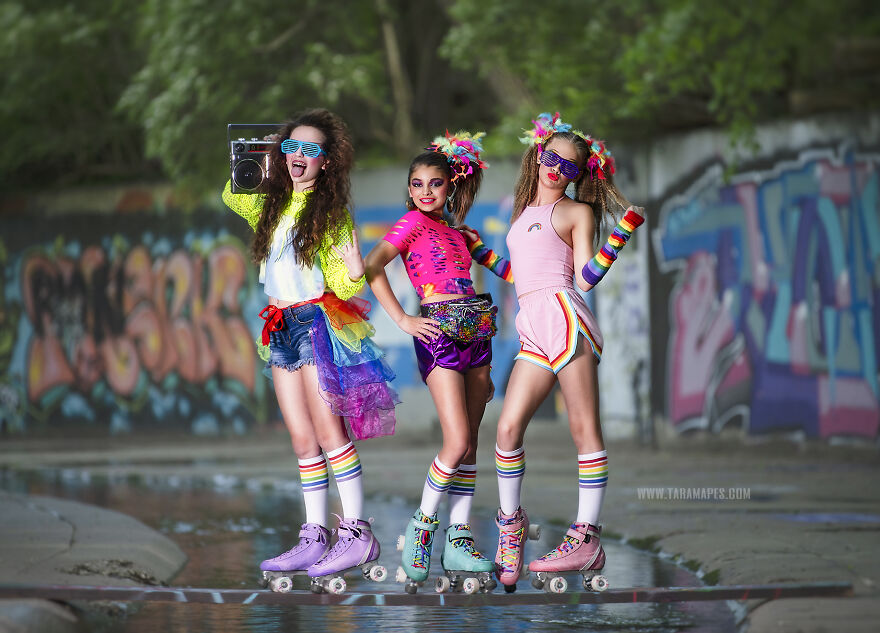 I Created An '80s Roller Skating Shoot To Relive My Childhood (19 Pics)