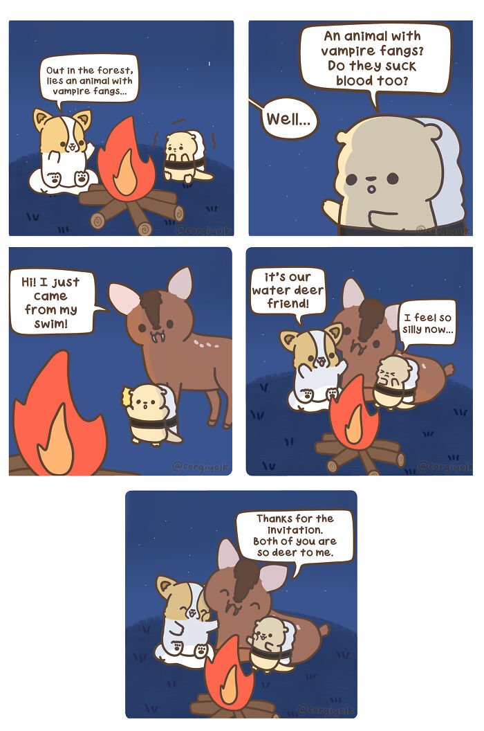 My 15 Wholesome Comics About A Corgi And His Animal Friends To Warm Your Heart Amid Pandemic
