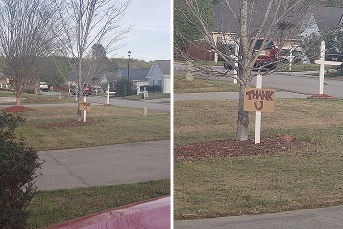 Yesterday I Noticed My Neighbor Looked Really Tired, She Came Home And Left Within The Hour. I Went To Mow My Grass And Seen Her Grass Was High So I Mowed Hers As Well
