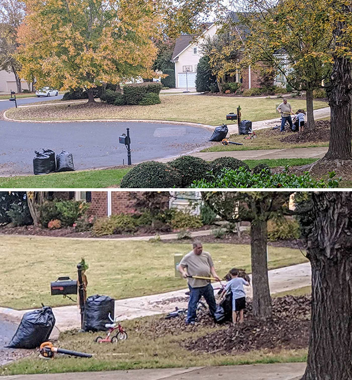 Paid The Neighbor Kid $5 Yesterday Even Though He Did A Crap Job Raking My Lawn, Because I Didn't Want To Be The "Mean Old Lady Next Door"