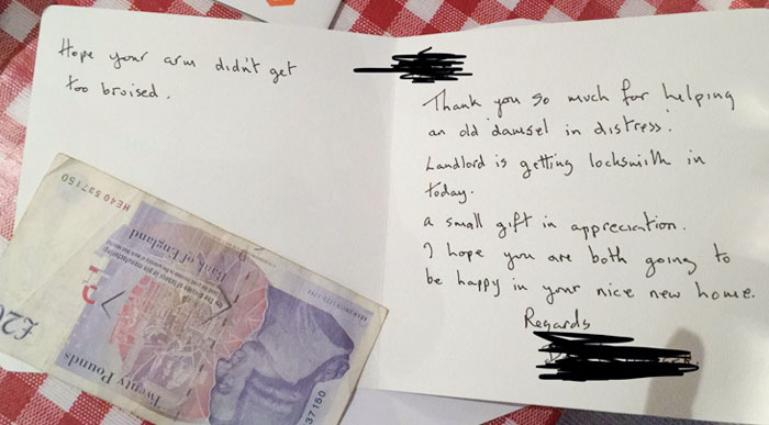 My Boyfriend Helped Our Elderly Neighbor When She Got Locked Out Of Her Home