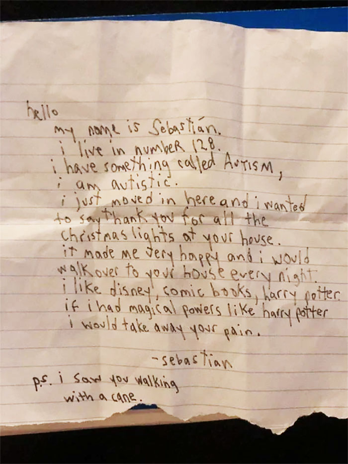 A Note Left For A Neighbor