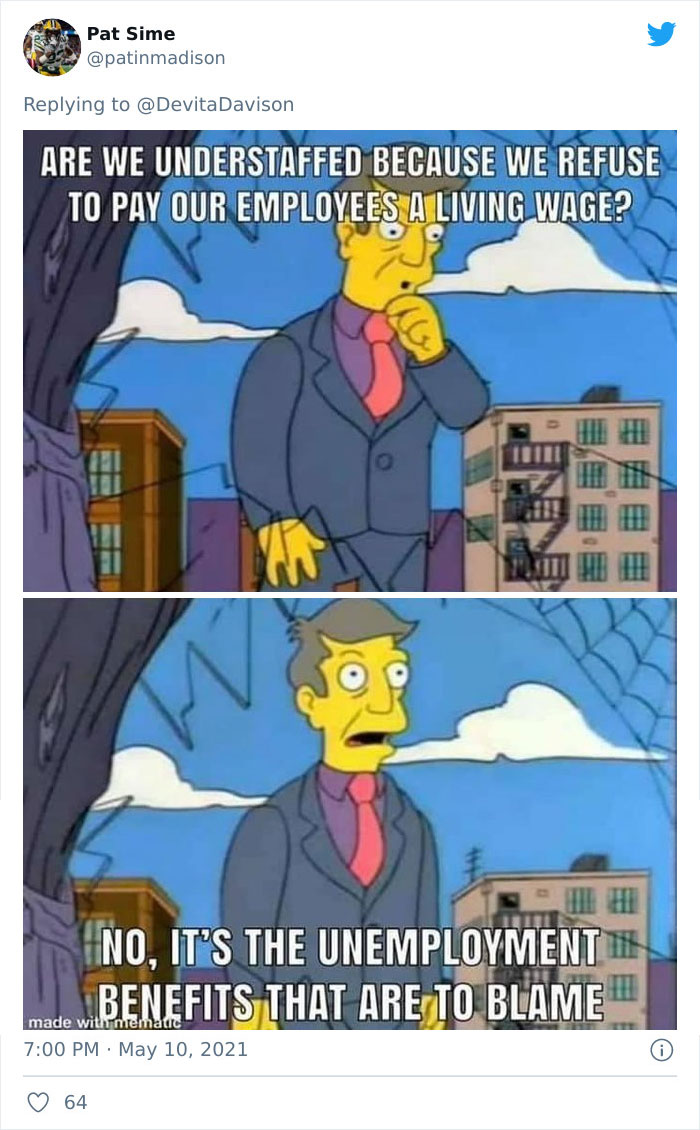 Workers Make Truthful Signs About Why Employers Are Facing Staff Shortages Workers Make Truthful Signs About Why Employers Are Facing Staff Shortages