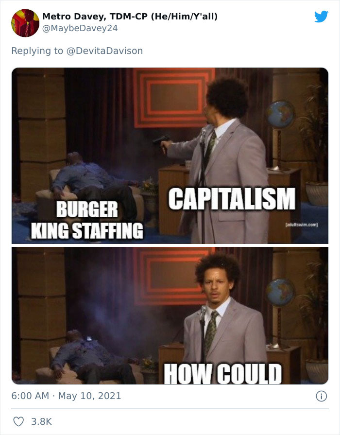 Workers Make Truthful Signs About Why Employers Are Facing Staff Shortages Workers Make Truthful Signs About Why Employers Are Facing Staff Shortages