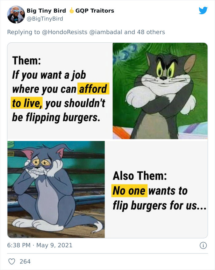 Workers Make Truthful Signs About Why Employers Are Facing Staff Shortages Workers Make Truthful Signs About Why Employers Are Facing Staff Shortages