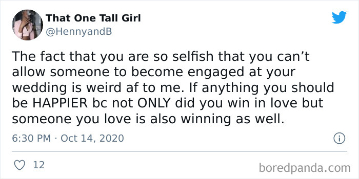 I Think Proposing At A Wedding Is Not Only Tacky, But Rude