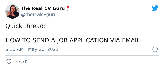 People Are Loving This Thread Explaining How To Send Job Applications Via Email People Are Loving This Thread Explaining How To Send Job Applications Via Email