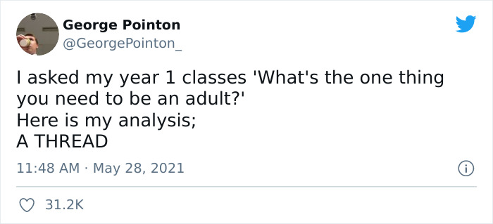 'What's The One Thing You Need To Be An Adult?': 1st Grade Teacher Wants To Know His Students&rsquo; Outlook On Adulthood And Gets 11 Smart Answers