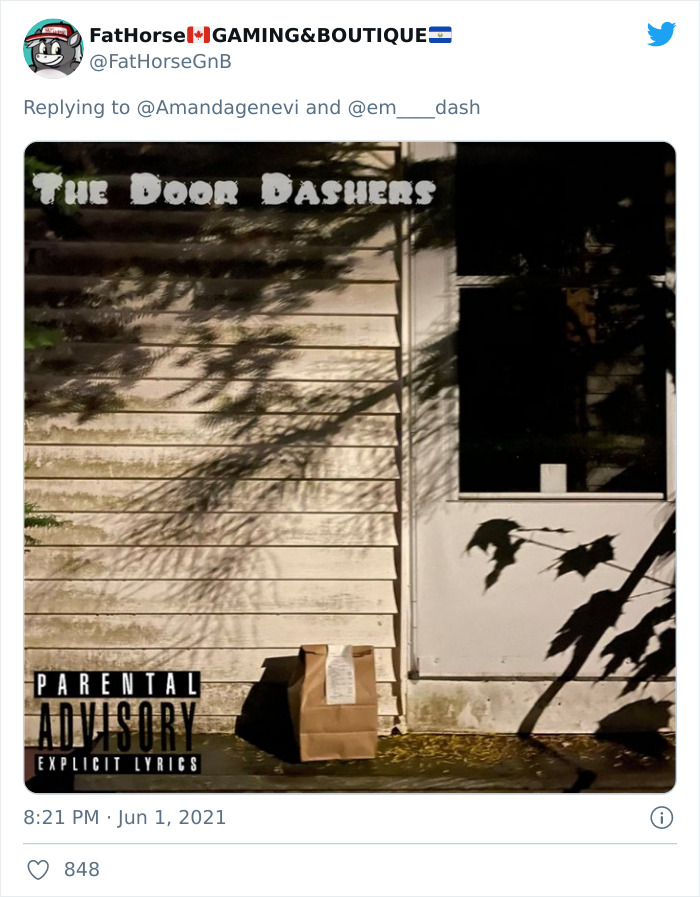 Twitter User Shared The Epic Picture A Food Delivery Person Took And Went Viral With People Tweaking It To Make It Even More Artsy