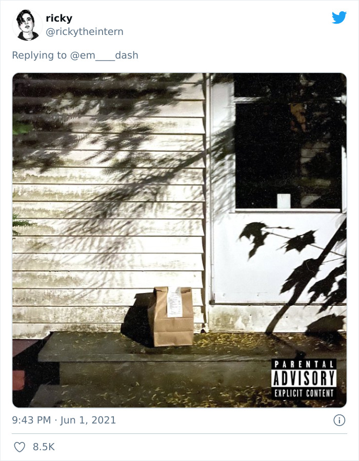 Twitter User Shared The Epic Picture A Food Delivery Person Took And Went Viral With People Tweaking It To Make It Even More Artsy