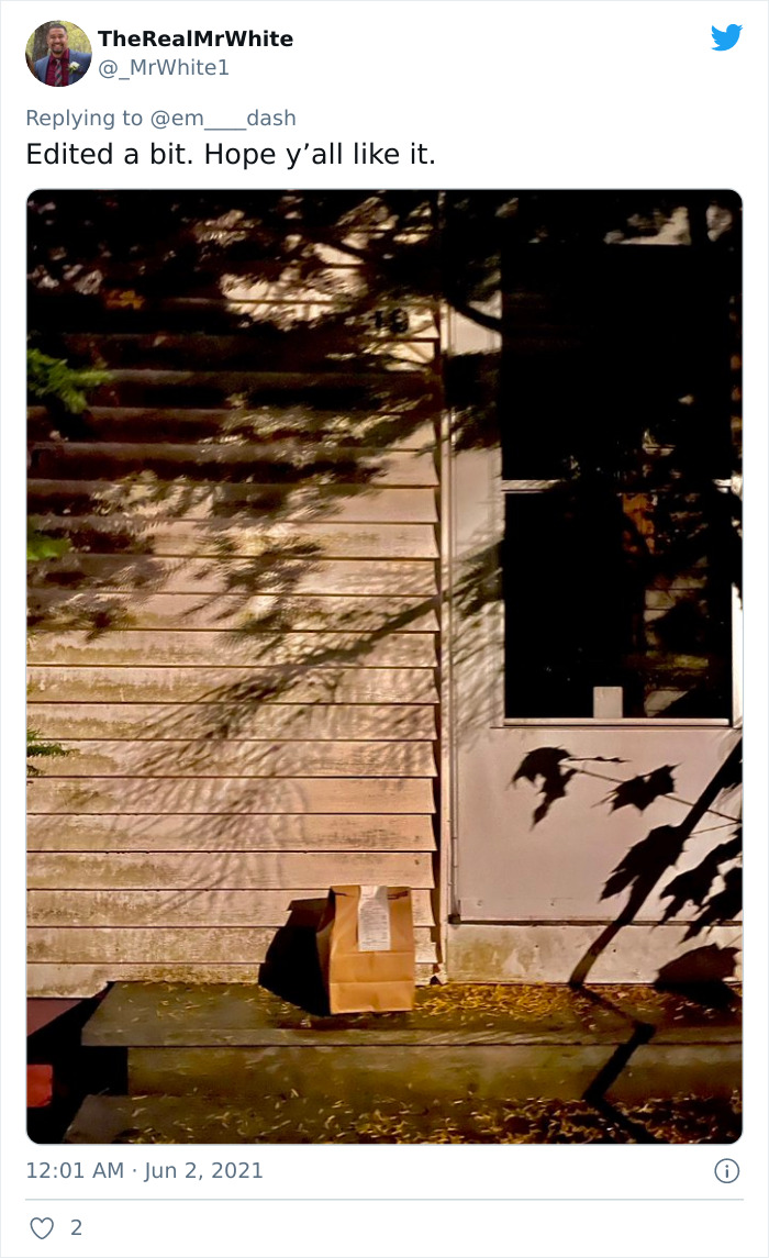 Twitter User Shared The Epic Picture A Food Delivery Person Took And Went Viral With People Tweaking It To Make It Even More Artsy