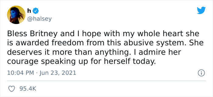 Celebrities Express Their Support For Britney Spears Who Decides To Put An End To Her Conservatorship