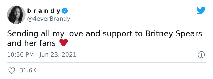 Celebrities Express Their Support For Britney Spears Who Decides To Put An End To Her Conservatorship