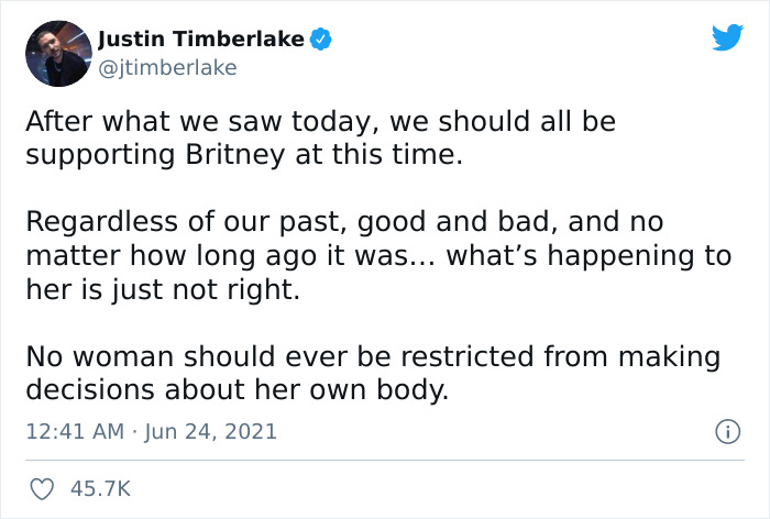 Celebrities Express Their Support For Britney Spears Who Decides To Put An End To Her Conservatorship Celebrities Express Their Support For Britney Spears Who Decides To Put An End To Her Conservatorship