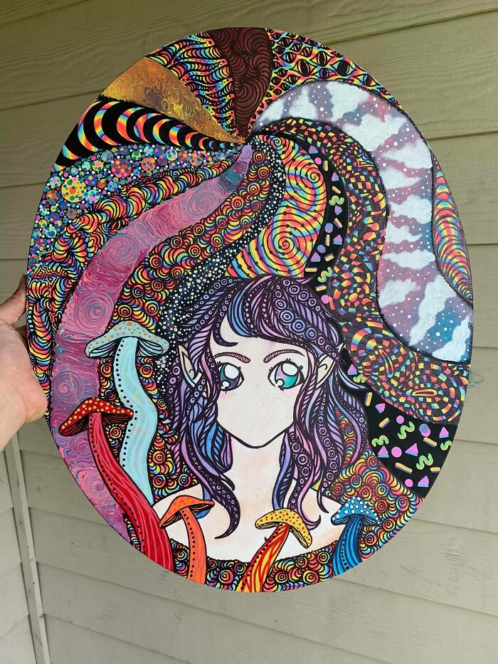 Trippy Swirls ( And To Think I Gave Up On This Painting For A Year)