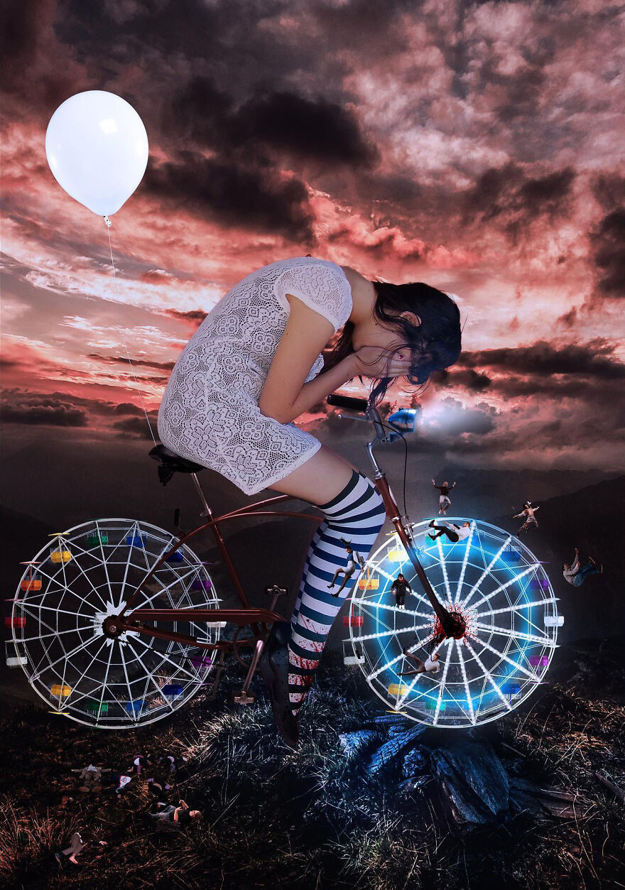 10 Surreal Sad Art Pictures I Created As A Diary Because At The Time I Did Not Know How To Express Myself