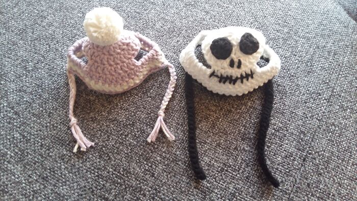 Homemade Crochet Chihuahua Hats For My Daughters Dog