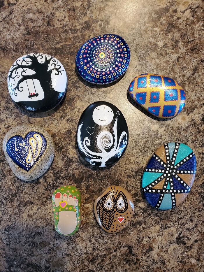 I Enjoy Painting Rocks.