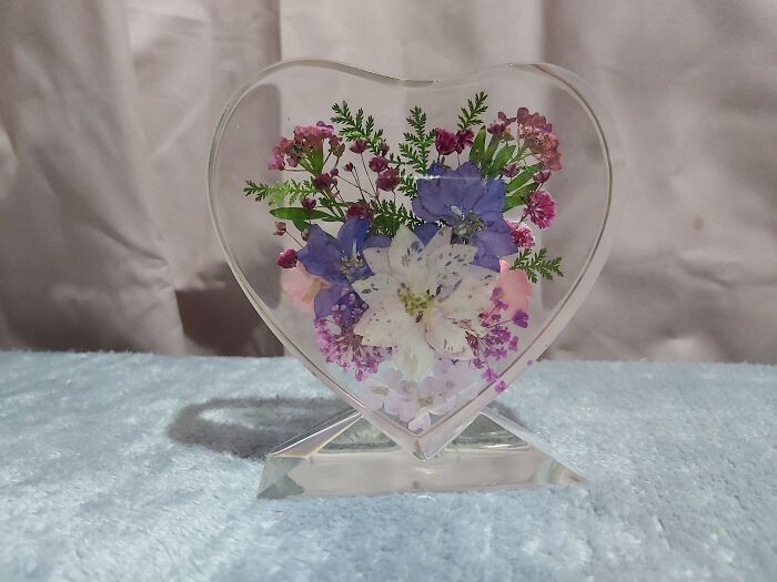 Dried Flowers In Resin