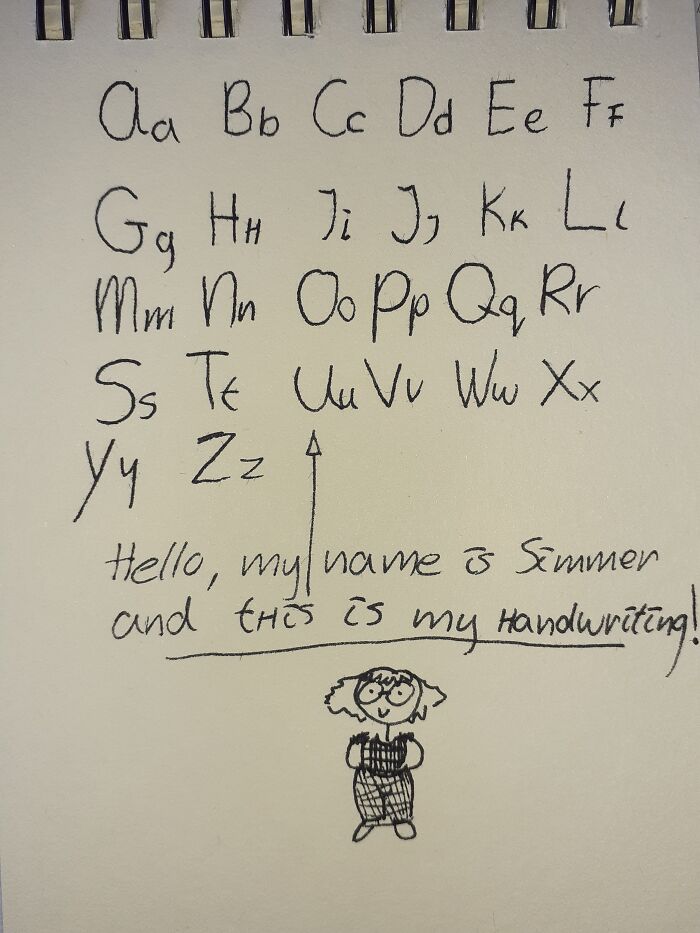 I Suddenly Forgot How I Write Certain Letters Haha