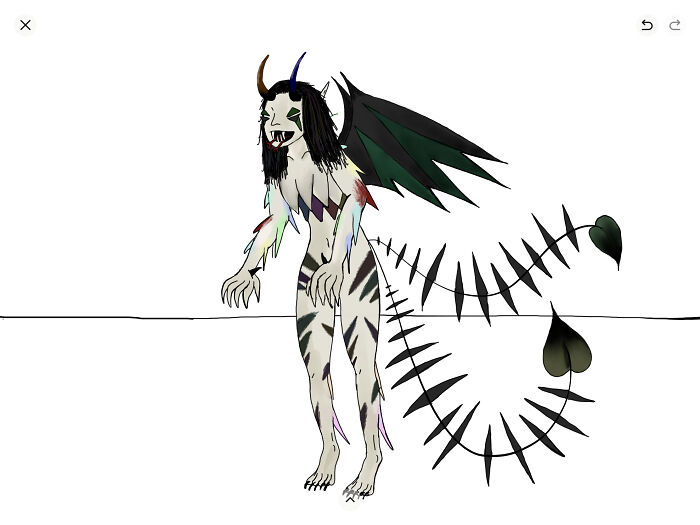 Probably This One- I Drew It About A Year Ago And There Are Sooooooo Many Inconsistencies And Weird Proportions!