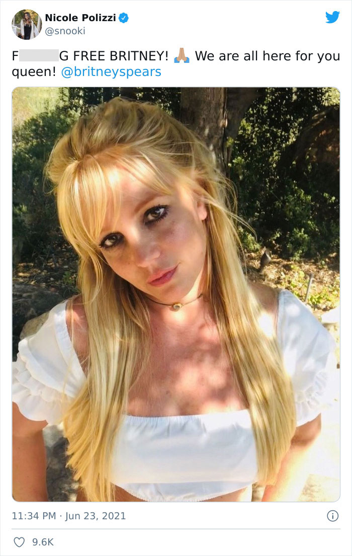 Celebrities Express Their Support For Britney Spears Who Decides To Put An End To Her Conservatorship